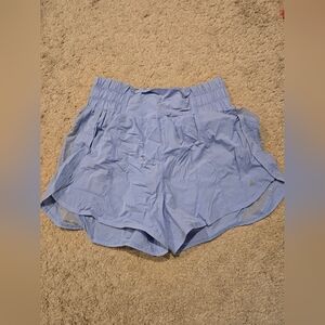 Women's Athletic Shorts in Sky Blue